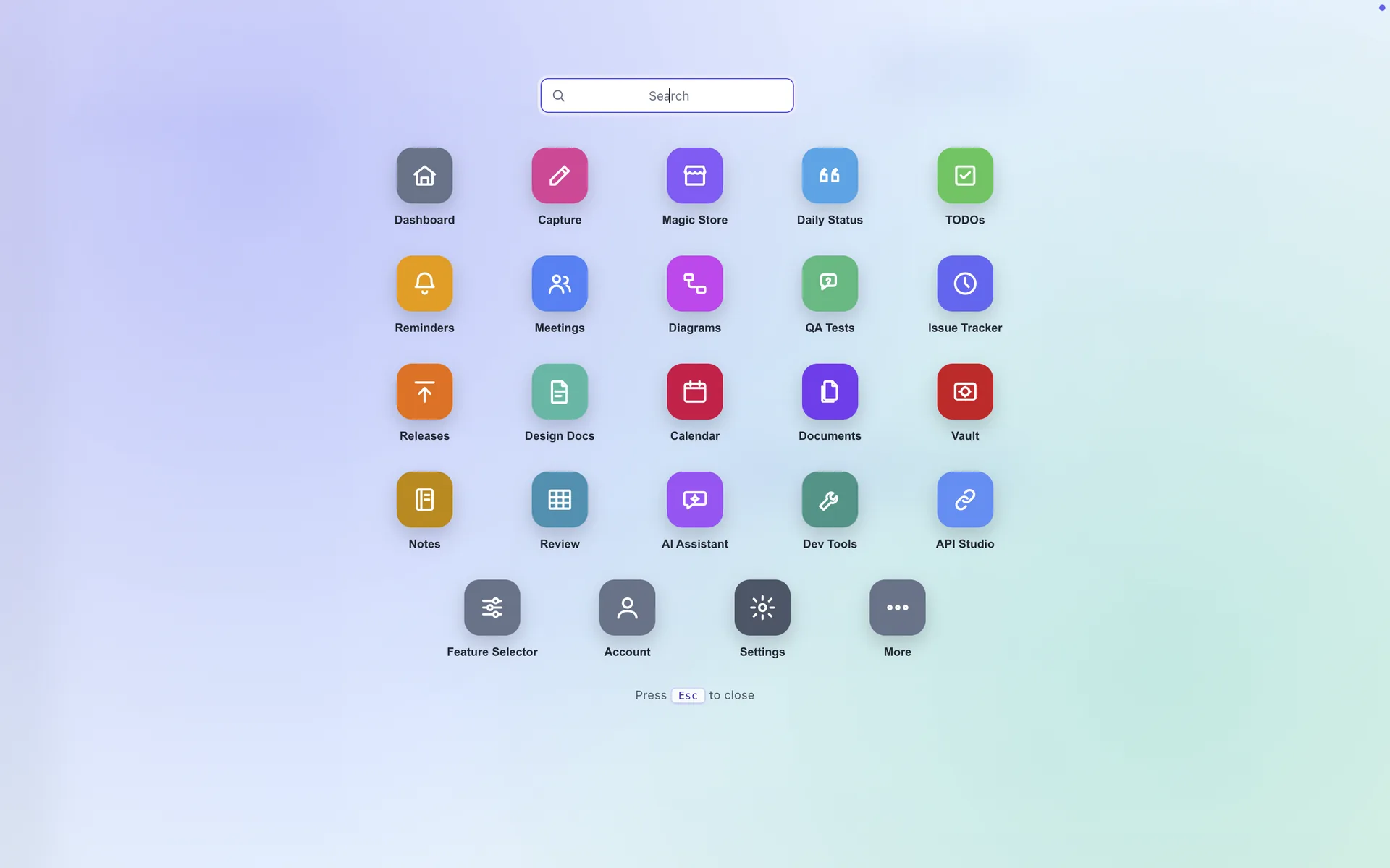 AdroitPad launchpad workspace
